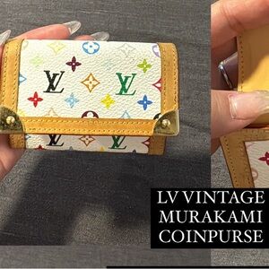 Louis Vuitton Vintage Murakami coin purse